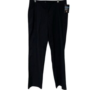 NWT Dickies Womens Black Relaxed Fit Straight Leg Twill Pants Size 14L